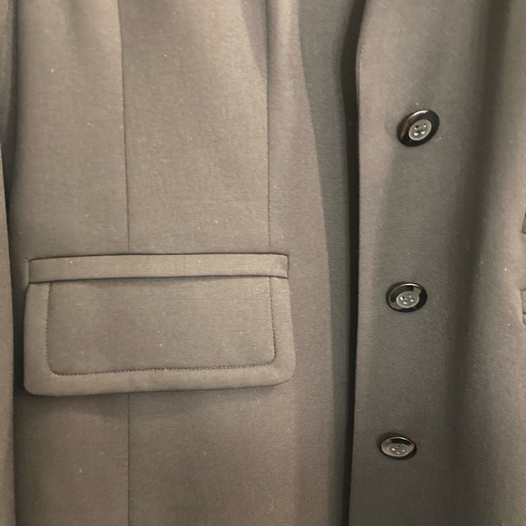 Ellen Tracy long black work coat - Picture 4 of 6